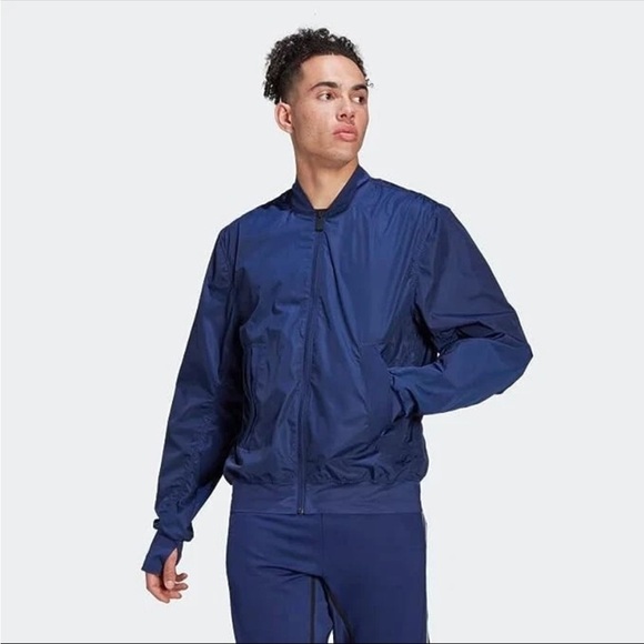 adidas Other - Adidas Best of Training BOA Bomber Jacket Men's Medium $190.00 BLUE NAVY